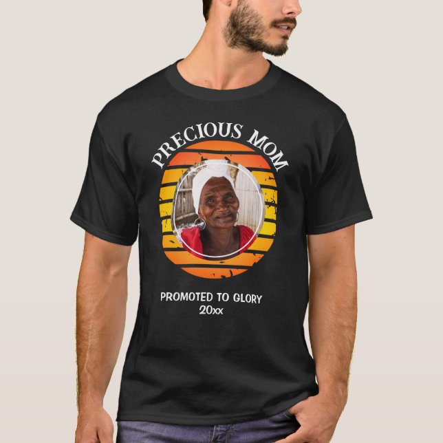 T-shirt MOM A PROMU LA GLOIRE Bereaved Mother's Day (Devant)