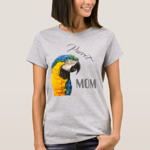 T-shirt MOM de perroquet