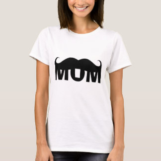 T-SHIRT MOM MUSTACHE
