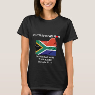 T-shirt MOM SUD-AFRICAIN Plus que Rubies PROV 31 Noir