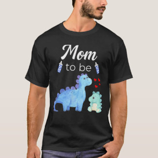 T-shirt Mom To Be Dinosaur Baby Shower For Boy