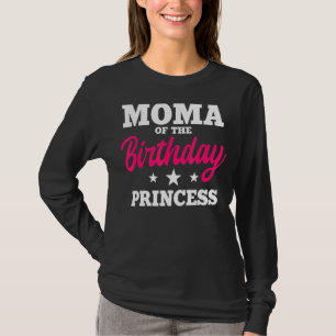 T-shirt Moma Of The Birthday Princess Party Anniversaire C
