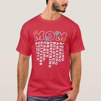 T-SHIRT MOMATEUR EXTRAORDINAIRE FORT AIMÉ INSPIRER LA MÈRE