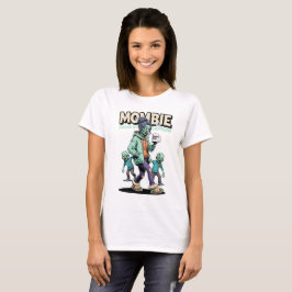 T-shirt Mombie alimenté par la caféine Drôle de vi