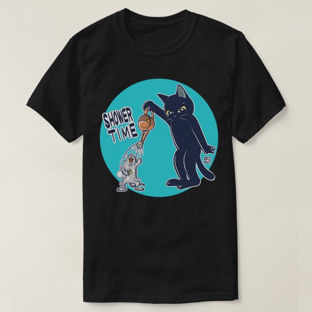 T-shirt Moment de la douche (Design devant)