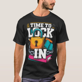 T-shirt Moment de se verrouiller jour de test drôle enseig