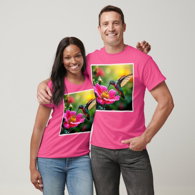 T-shirt Moments magiques de colibri Design (Unisexe)