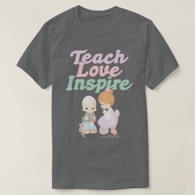 T-shirt Moments précieux Apprendre l'amour Inspirer Colleg (Design devant)