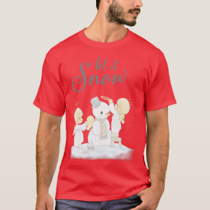 T-shirt Moments précieux Noël Laisser la neige Groupe Tir