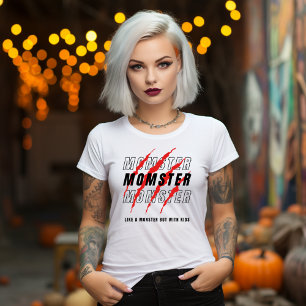 T-SHIRT MOMÈTRE DES MÈRES AMUSANTES DE HALLOWEEN