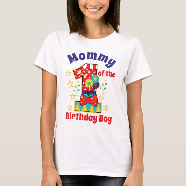 T-shirt Momie de Carnaval du premier garçon d'anniversaire (Devant)