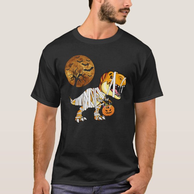 T-shirt momie dinosaure (Devant)