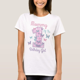 T-shirt Momie papillon du premier anniversaire
