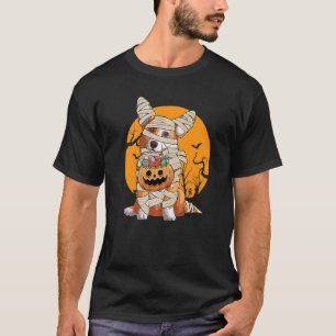 T-shirt Momie Welsh Corgi Propriétaire Costume Halloween