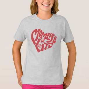 T-shirt Momlife Is Lit Funky Motherhood Mère Maman Fête de