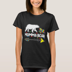 T-shirt Momma Bear Sensibilisation sur l'autisme Autistic