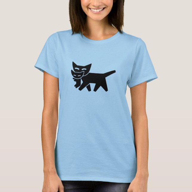 T-shirt Momma Cat et Kitten (Devant)