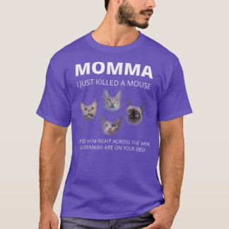 T-shirt Momma Cats Drôle Dire Amoureux des chats Four Cats