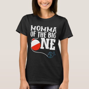 T-shirt Momma Du Big One Fishing Boy Premier Anniversaire 