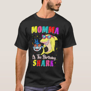 T-shirt Momma Du Requin Anniversaire Famille Correspondant