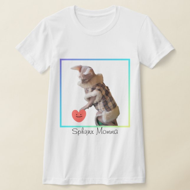 T-shirt Momma sphynx (Poser)