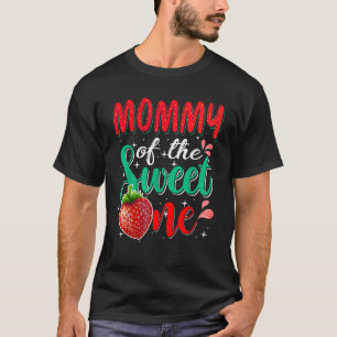 T-shirt Mommy Of The Sweet One Anniversaire Thème de fête