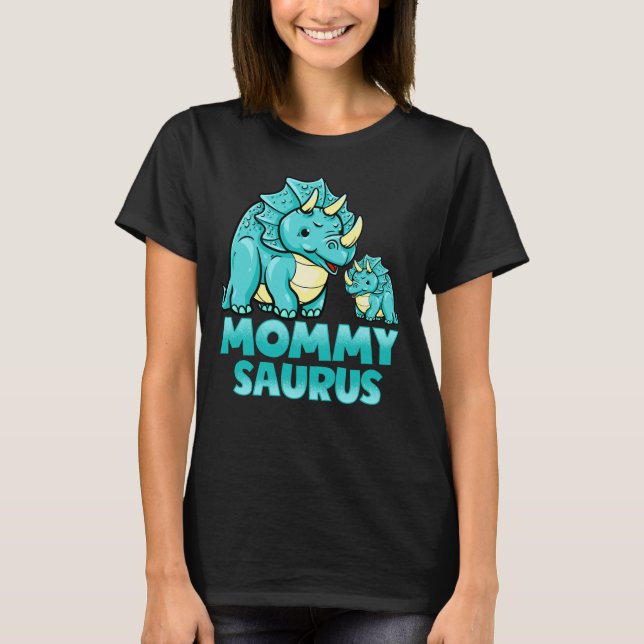 T-shirt Mommy Saurus drôle Mommysaurus Dinosaur Graphisme (Devant)
