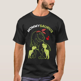 T-shirt Mommysaurus Mommy 2 Dinosaur Maman Fête De La Mère