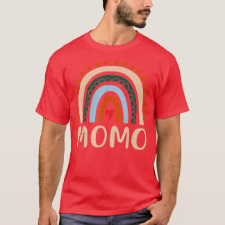 T-shirt Momo Arc-en-ciel Grand-mère mignonne Fête des mère