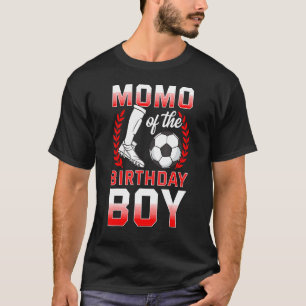 T-shirt Momo De L'Anniversaire Joueur De Football Annivers