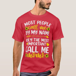 T-shirt Momo Grandma Sunflower, Fête des mères amusantes