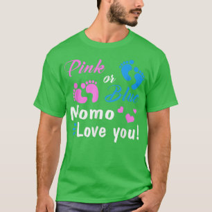 T-shirt Momo Rose Ou Bleu Vous Aime Fête de la Révélation