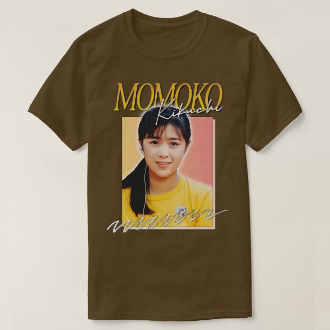 T-shirt Momoko Kikuchi Retro 80s Design (Design devant)
