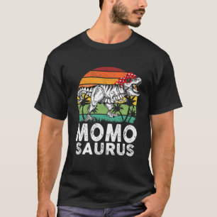 T-shirt Momosaurus Funny T Rex Dinosaur Famille Momo Sauru