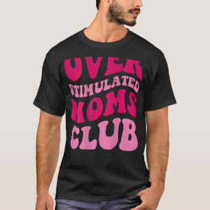 T-shirt Moms Club Drôle Et Dit Super Femmes