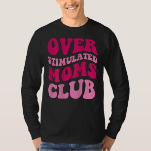 T-shirt Moms Club Drôle Et Dit Super Femmes