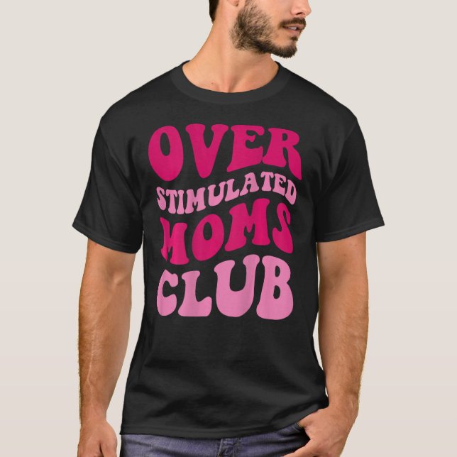 T-shirt Moms Club Drôle Et Dit Super Femmes (Devant)