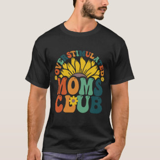 T-shirt Moms Club Shirt, mignonne Rétro pour maman