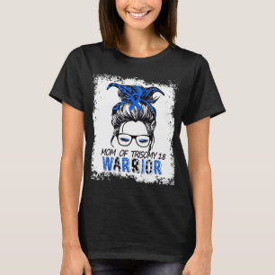 T-shirt Moms D'Enfants Avec Trisomie 18 Guerrier