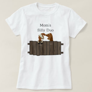 T-shirt Moms Silly Duo 2 Chèvres
