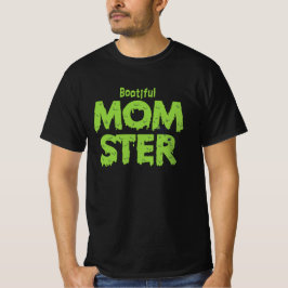 T-shirt Momster Botieux Maman Funny Puns Halloween