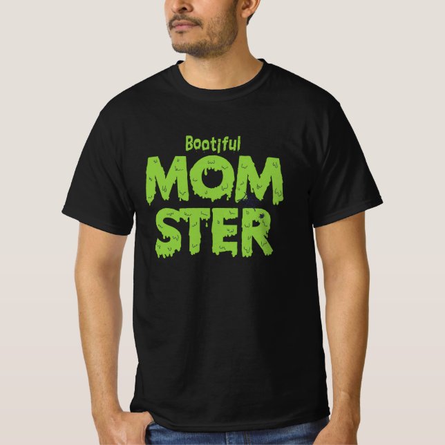 T-shirt Momster Botieux Maman Funny Puns Halloween (Devant)