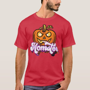 T-shirt Momster Citrouille Funny Halloween Party Tie Dye R