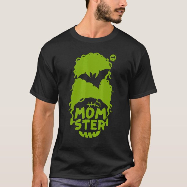 T-shirt Momster Costume d'Halloween Éffrayant Enfants pour (Devant)