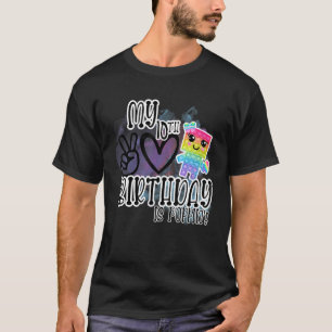 T-shirt Mon 10e Anniversaire Est Poppin Funny Pop It Anniv