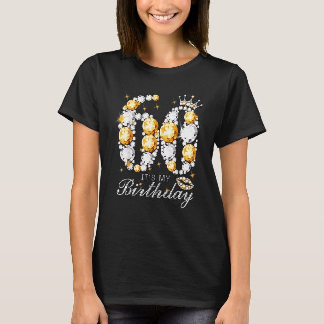 T-shirt Mon 60e anniversaire Reine 60 ans Chaussures Couro (Devant)