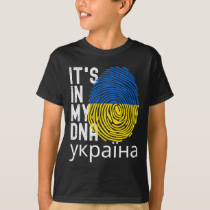 T-shirt Mon Adn Ukraine fête de l'Indépendance