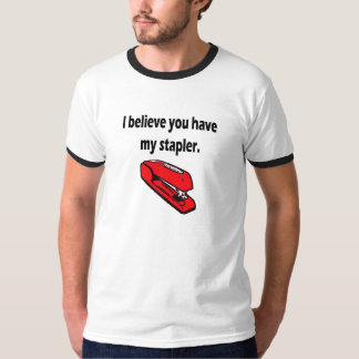 T-shirt Mon agrafeuse rouge