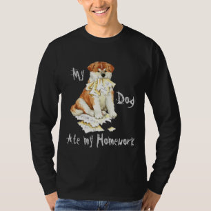 T-shirt Mon Akita a mangé mon travail