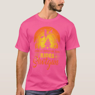 T-shirt Mon American Staffordshire Terrier Dog Ride Shotgu